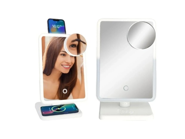 &u+ PARLANTE BT + ESPEJO + CARGADOR CELULAR KTS-1936 